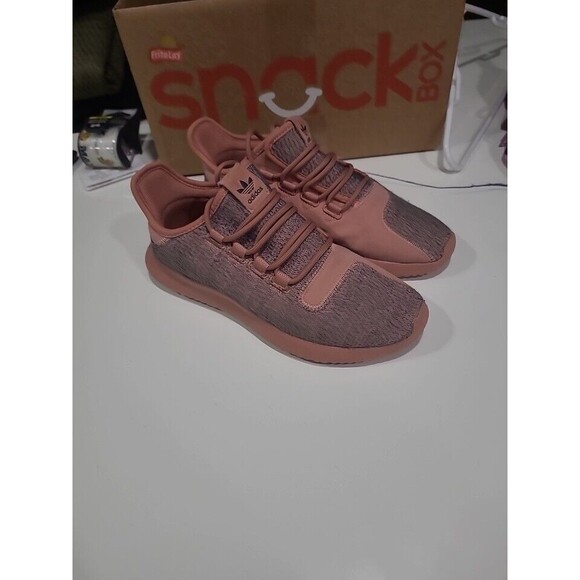 Size 7.5 - Adidas Tubular Shadow Pink Women's Running, Excellent Condition - Picture 1 of 8